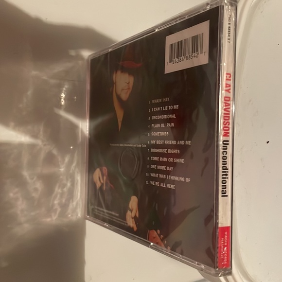 Clay Davidson unconditional Cd brand new factory sealed Country rock pop - Picture 3 of 3
